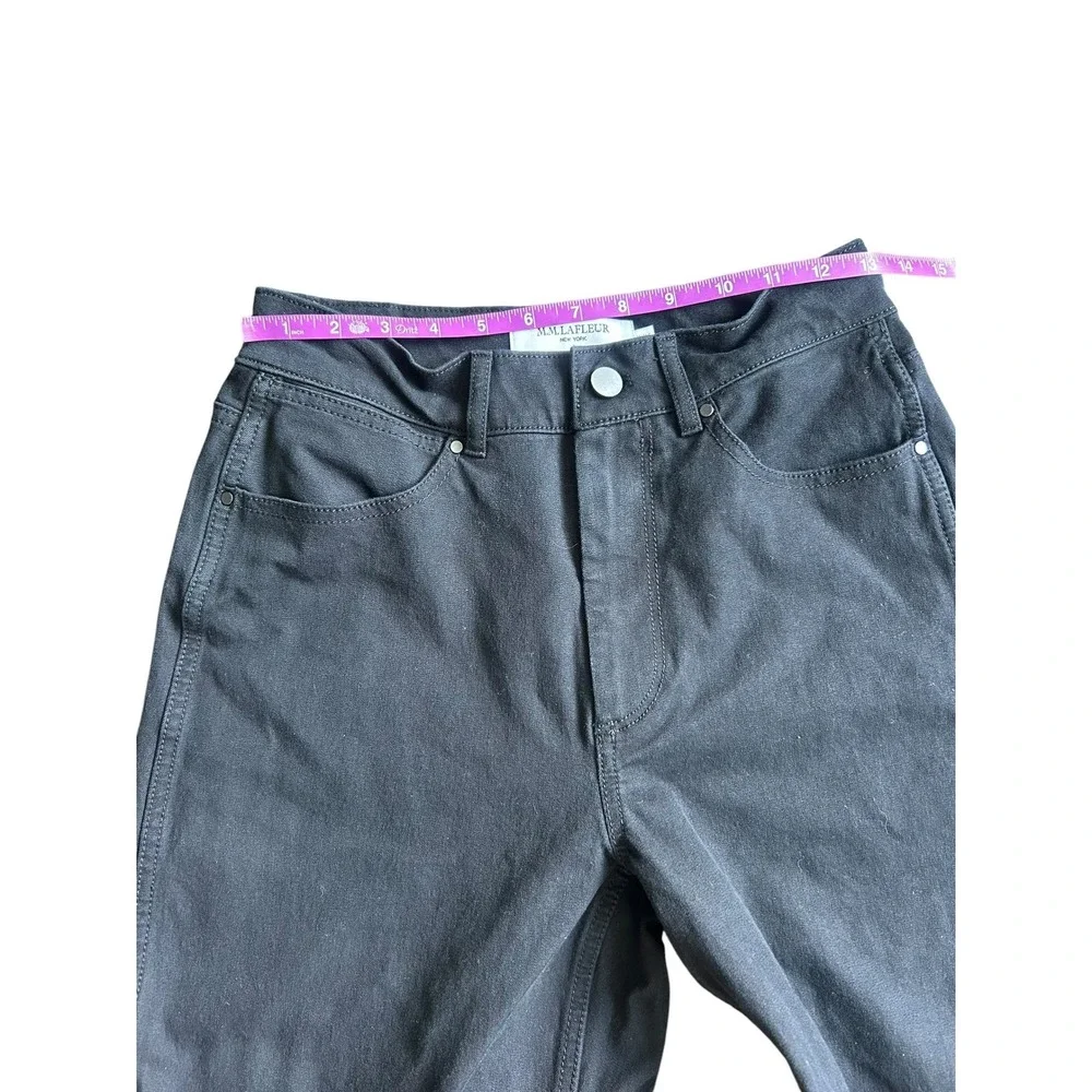 M.M.LaFleur The Milo Wide-Leg Jean Eco Better Than Denim Black Women's 2